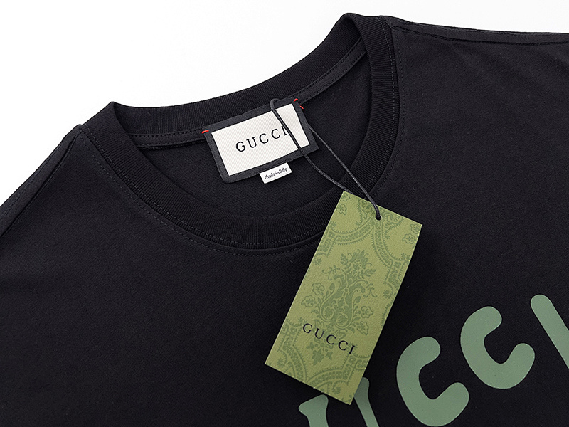 GUCCI Black Apricot Short Sleeve T-Shirt Style 503