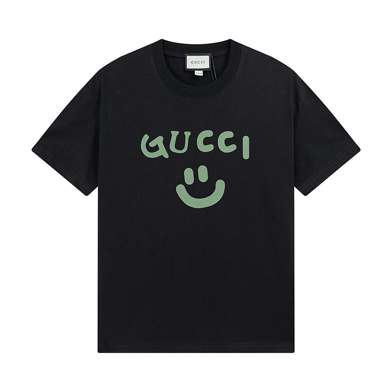 GUCCI Black Apricot Short Sleeve T-Shirt Style 503