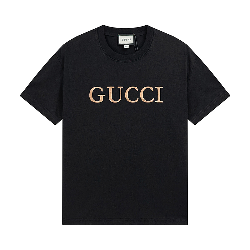 GUCCI Black Apricot Short Sleeve T-Shirt Style 508