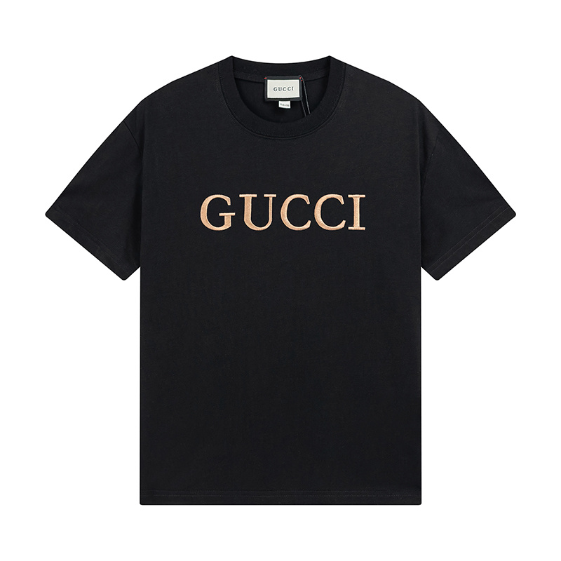 GUCCI Black Apricot Short Sleeve T-Shirt Style 508