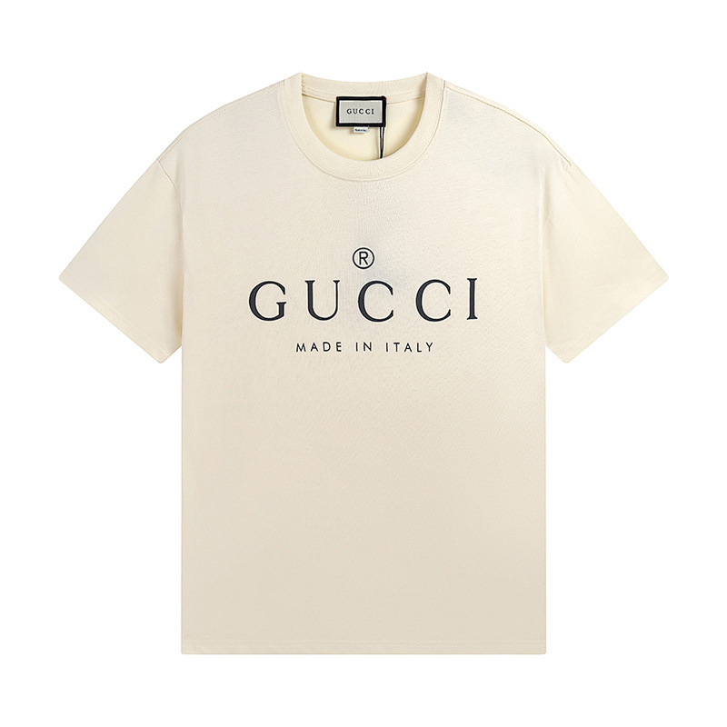 GUCCI Black Apricot Short Sleeve T-Shirt Style 520