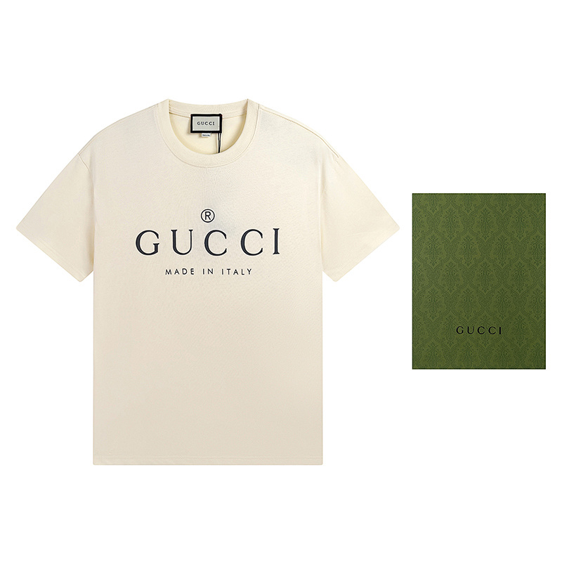 GUCCI Black Apricot Short Sleeve T-Shirt Style 520