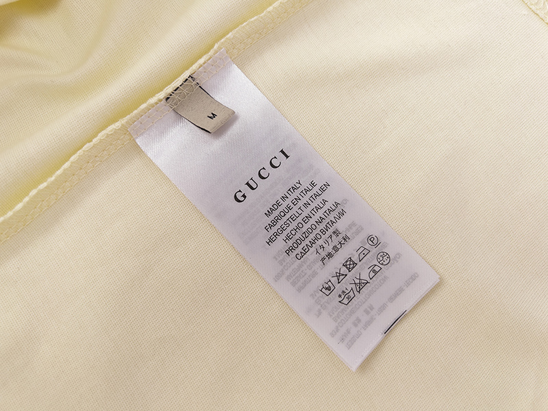 GUCCI Black Apricot Short Sleeve T-Shirt Style 520