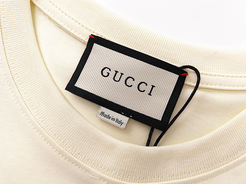 GUCCI Black Apricot Short Sleeve T-Shirt Style 542