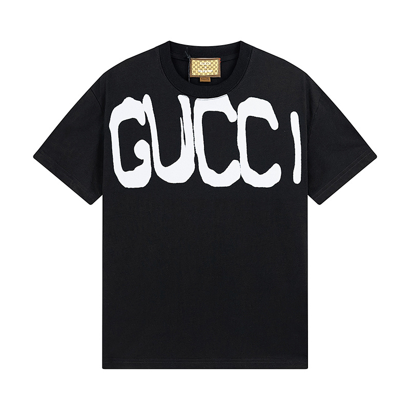 GUCCI Black White Short Sleeve T-Shirt Style 512