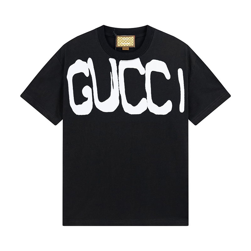 GUCCI Black White Short Sleeve T-Shirt Style 512
