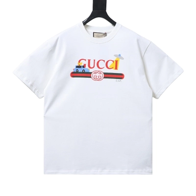 GUCCI Cartoon Print Short Sleeve T-Shirt 01