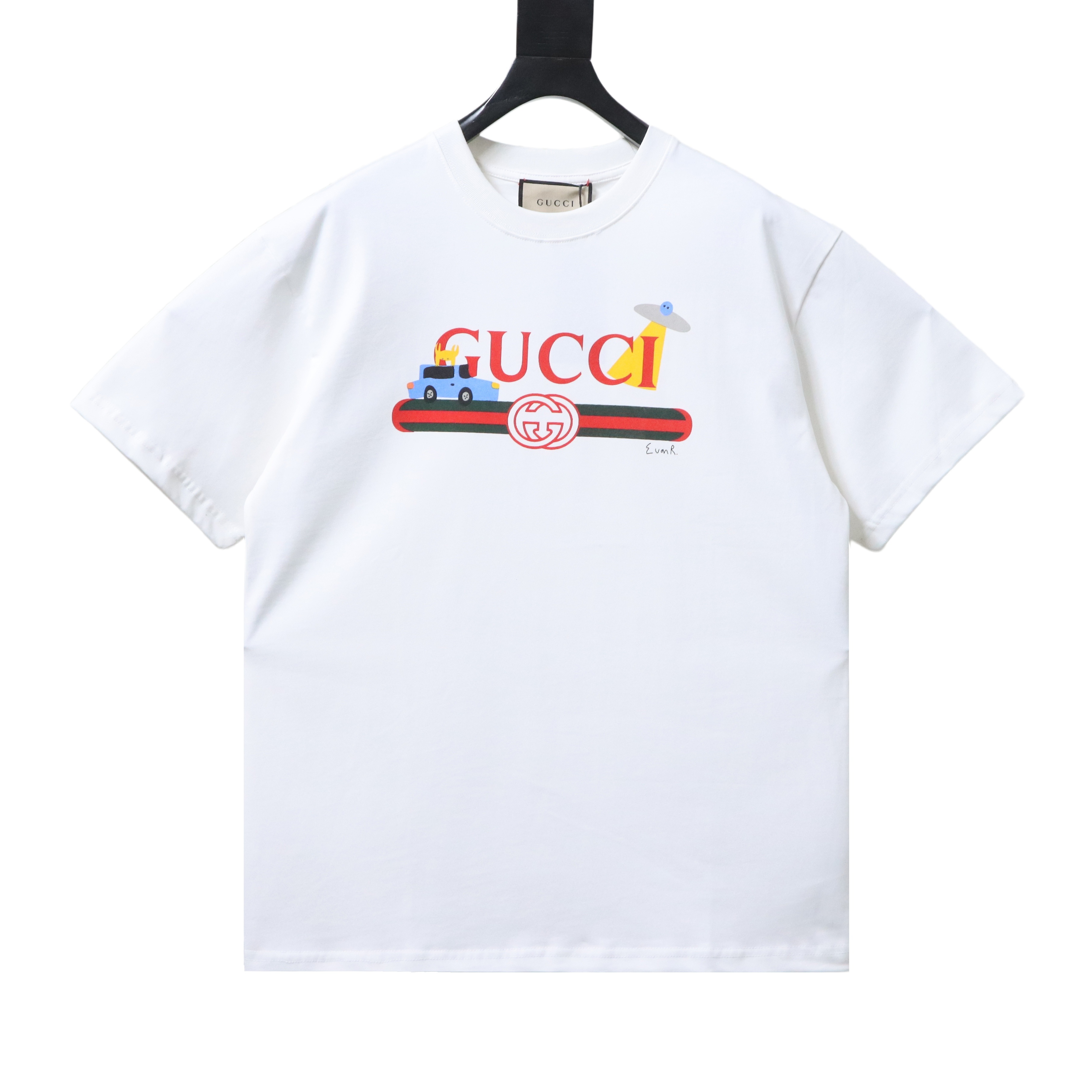 GUCCI Cartoon Print Short Sleeve T-Shirt