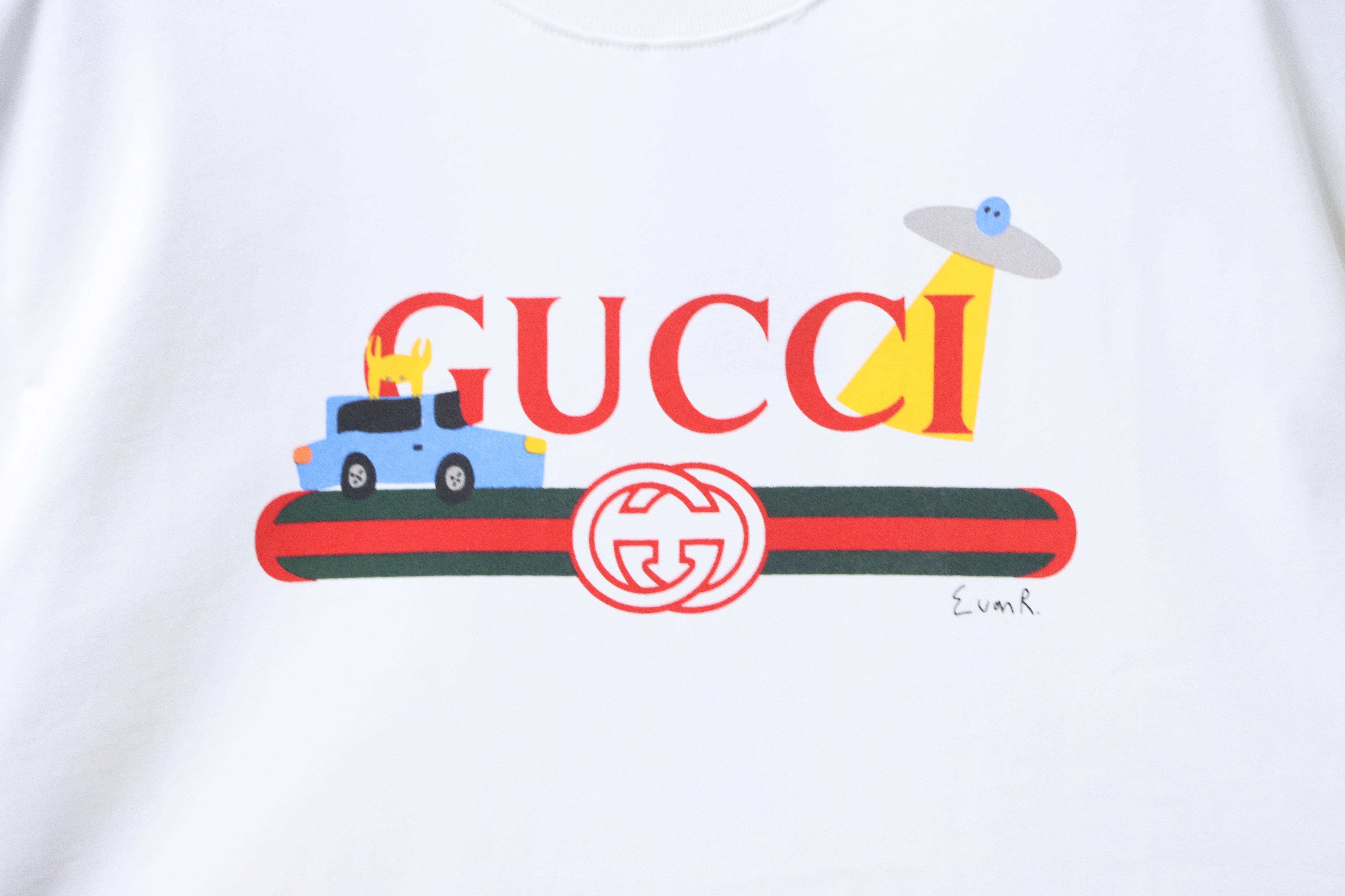 GUCCI Cartoon Print Short Sleeve T-Shirt