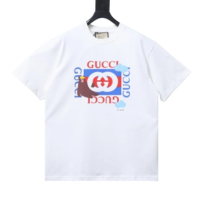 GUCCI Cartoon Short Sleeve T-Shirt 01
