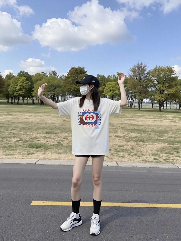 GUCCI Cartoon Short Sleeve T-Shirt
