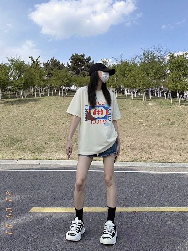 GUCCI Cartoon Short Sleeve T-Shirt