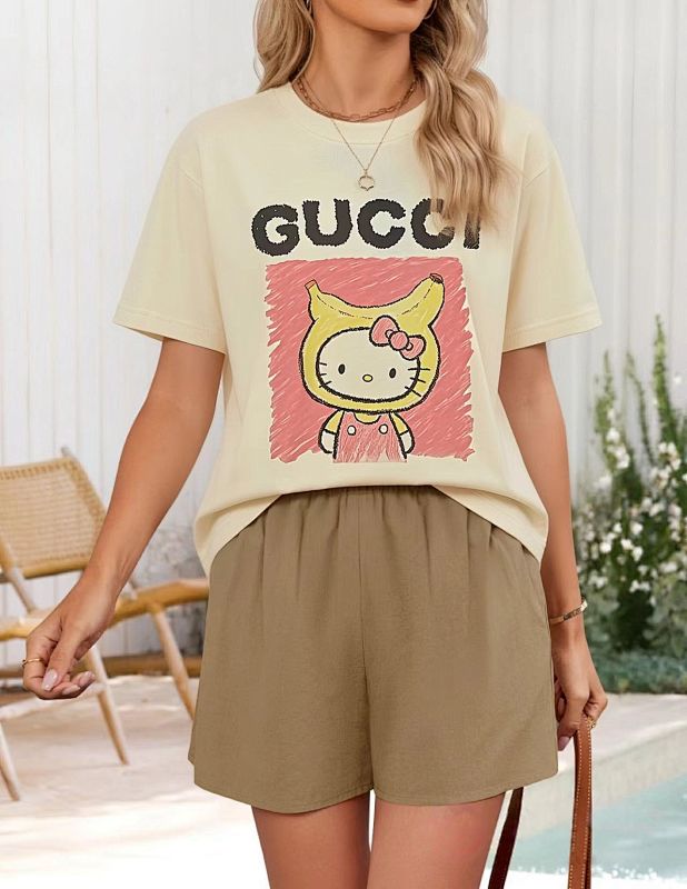 GUCCI Cartoon Short Sleeve T-Shirt Style 10