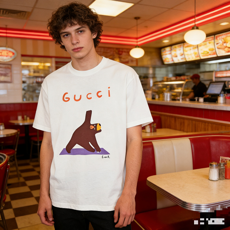 GUCCI Cartoon Short Sleeve T-Shirt Style 13