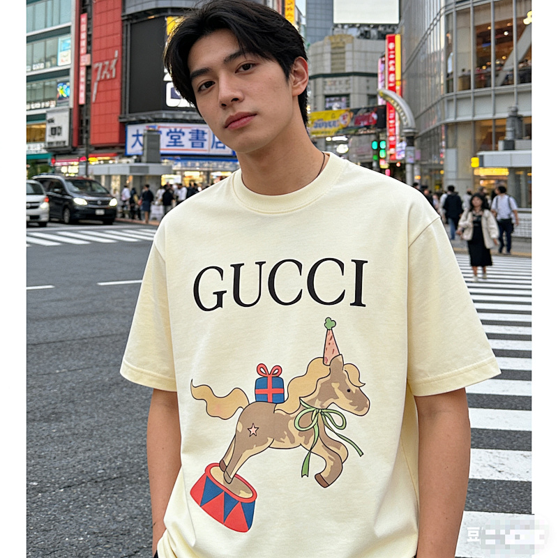 GUCCI Cartoon Short Sleeve T-Shirt Style 16