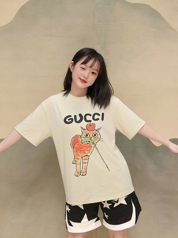 GUCCI Cartoon Short Sleeve T-Shirt Style 17