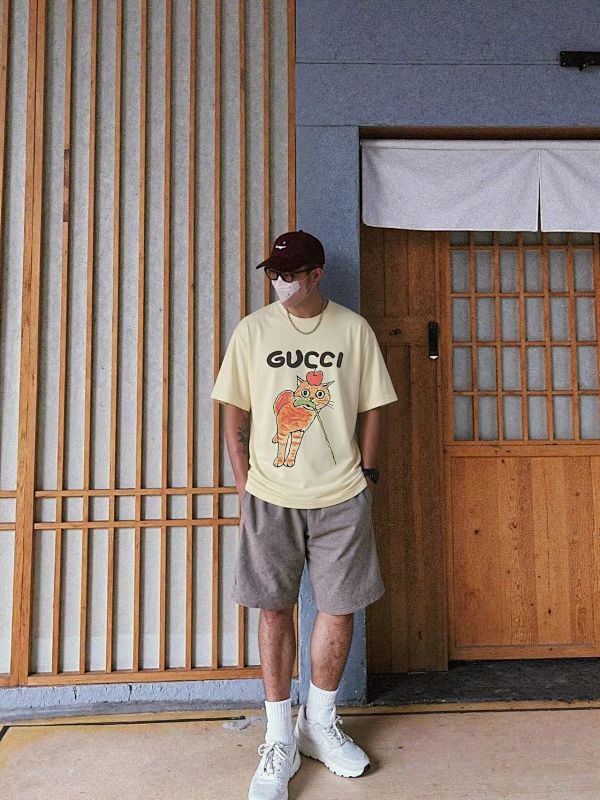GUCCI Cartoon Short Sleeve T-Shirt Style 17