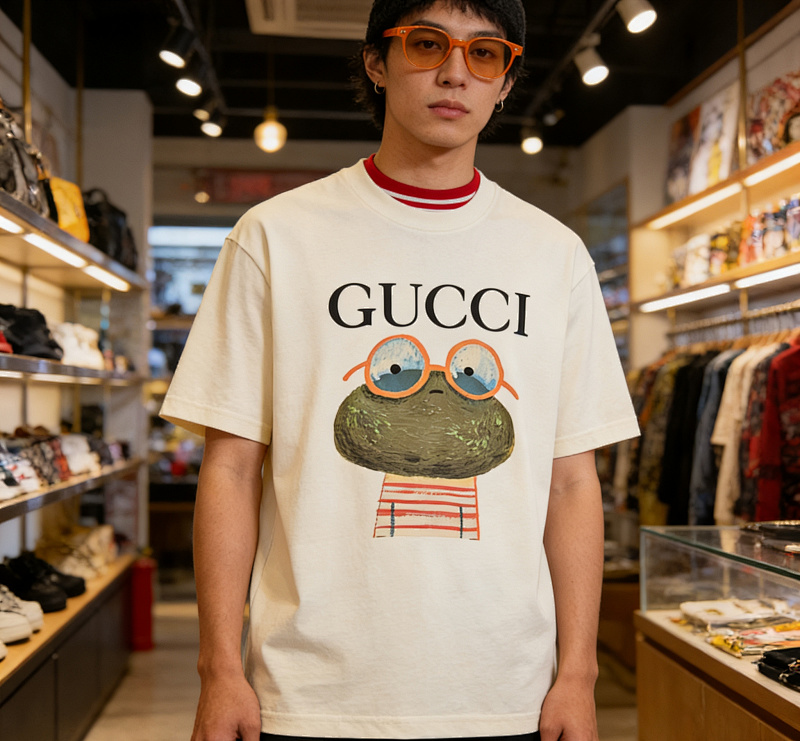 GUCCI Cartoon Short Sleeve T-Shirt Style 18