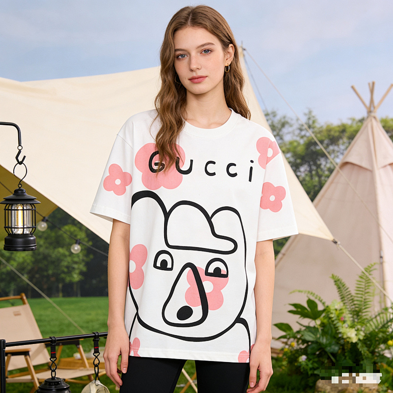 GUCCI Cartoon Short Sleeve T-Shirt Style 20