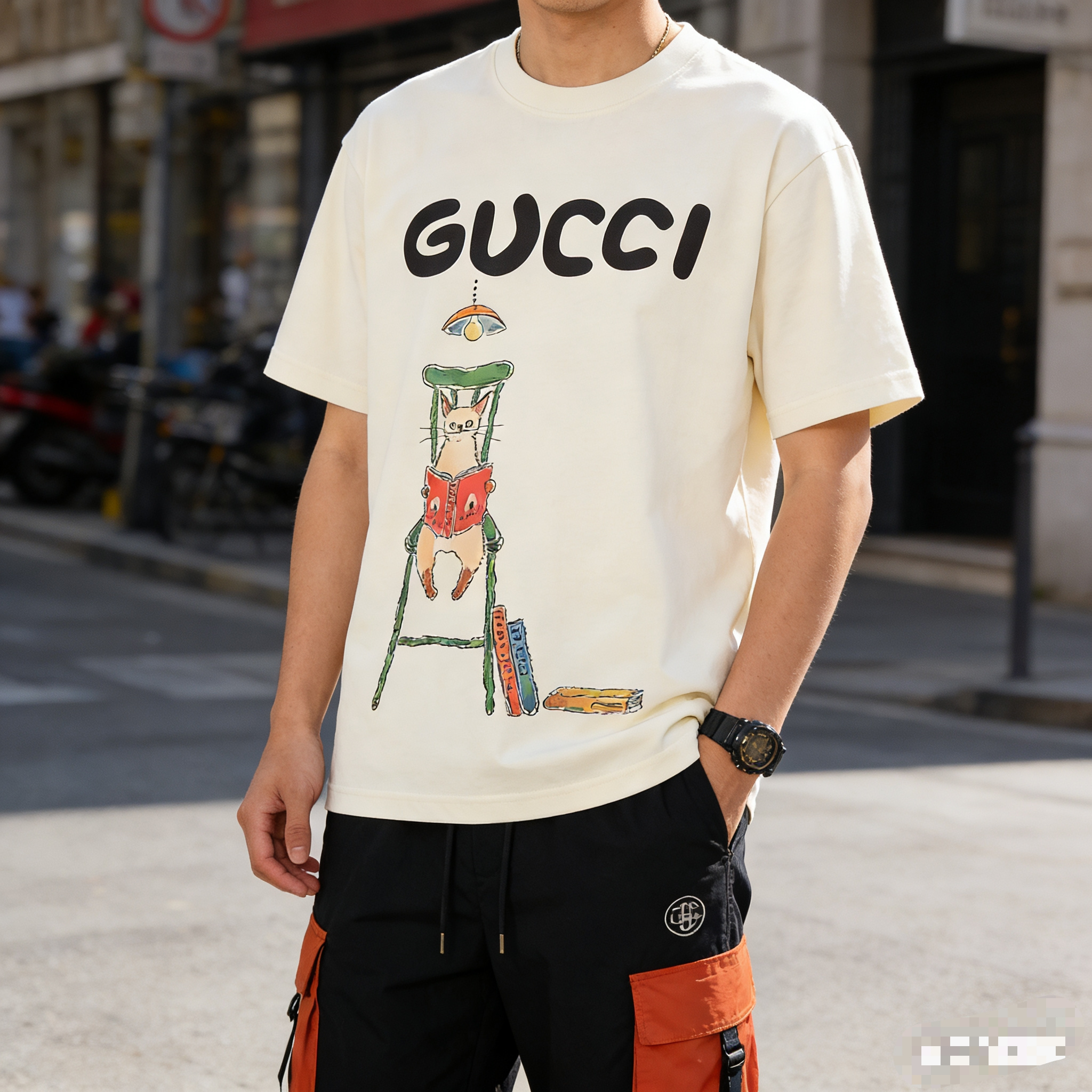 GUCCI Cartoon Short Sleeve T-Shirt Style 2