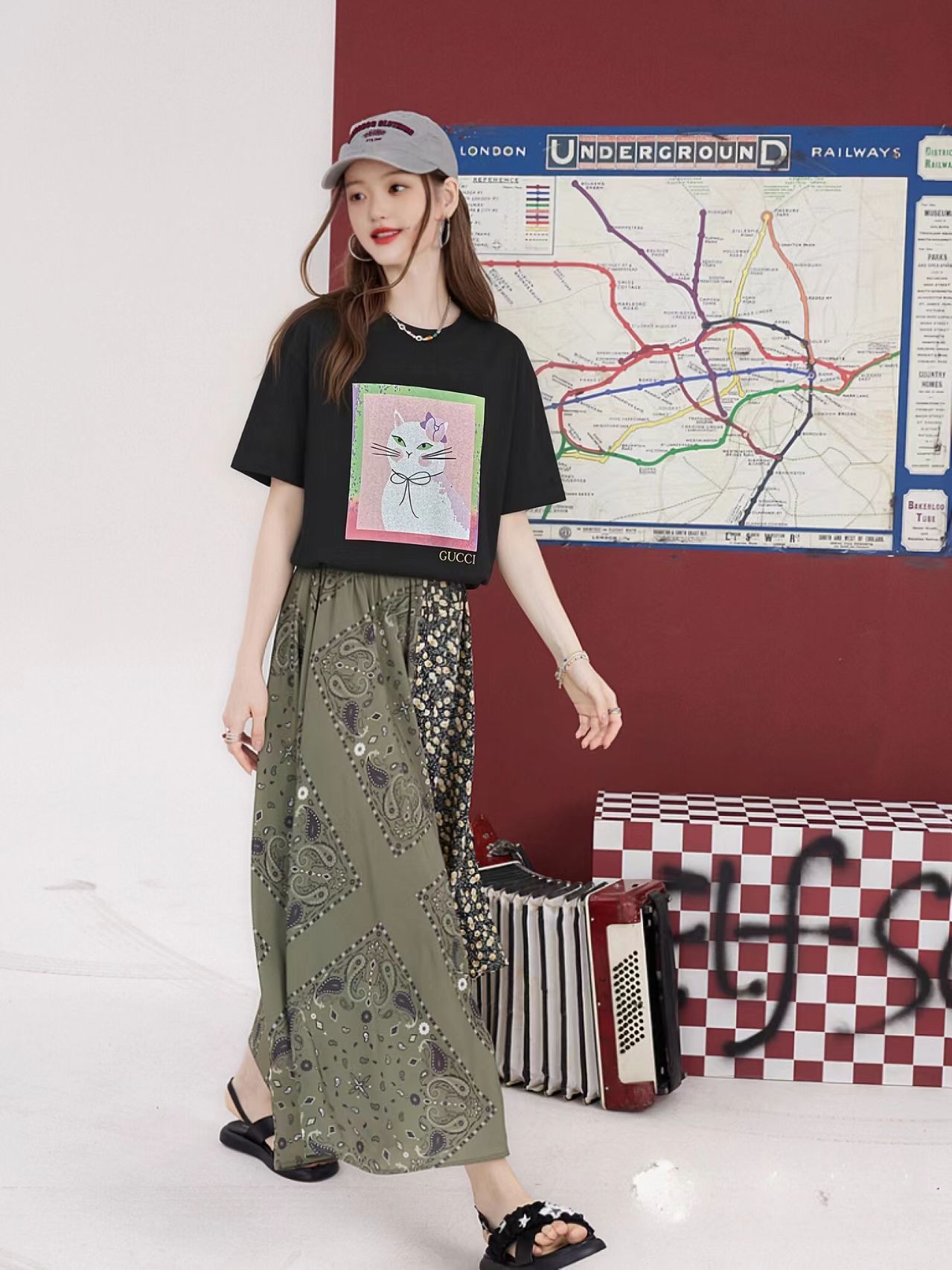 GUCCI Cartoon Short Sleeve T-Shirt Style 5