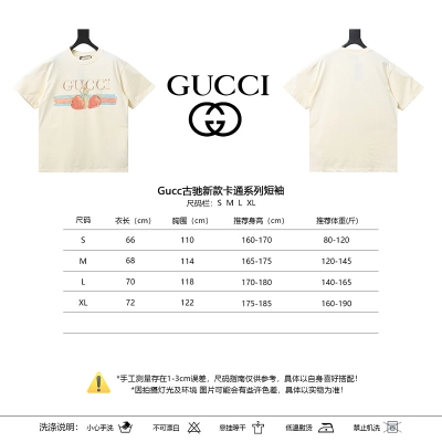 GUCCI Cartoon Short Sleeve T-Shirt Style 9 02
