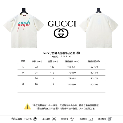 GUCCI Classic Lightning Short Sleeve T-Shirt Style 1 02