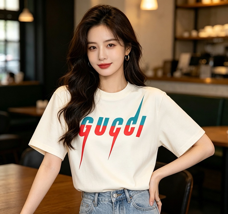GUCCI Classic Lightning Short Sleeve T-Shirt Style 2