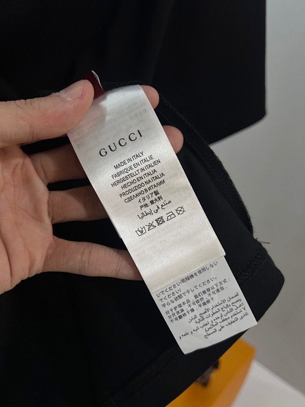 GUCCI Contrast Crew Neck Short Sleeve T-Shirt Style 1