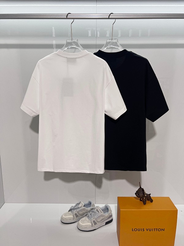GUCCI Contrast Crew Neck Short Sleeve T-Shirt Style 2