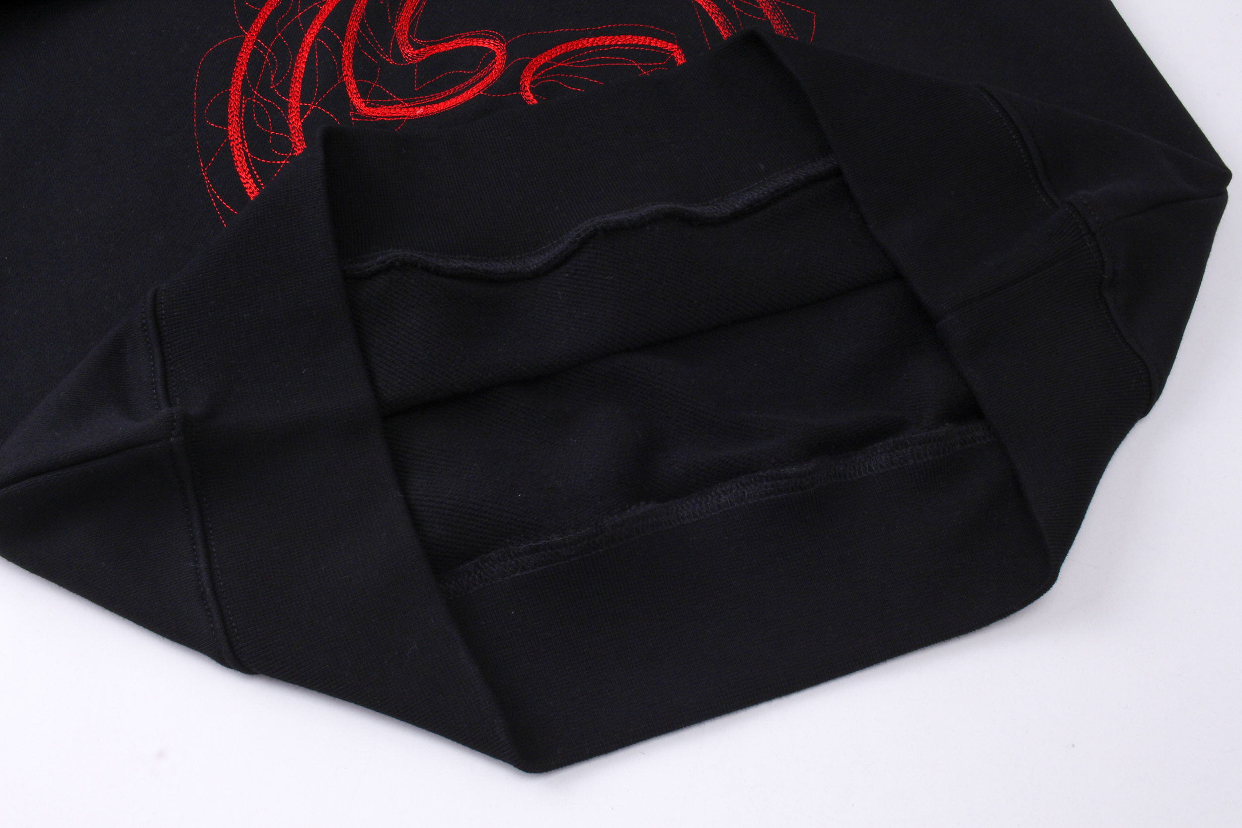 GUCCI Crew Neck Embroidery Sweatshirt