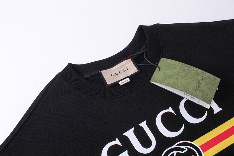 GUCCI Crew Neck Print Sweatshirt