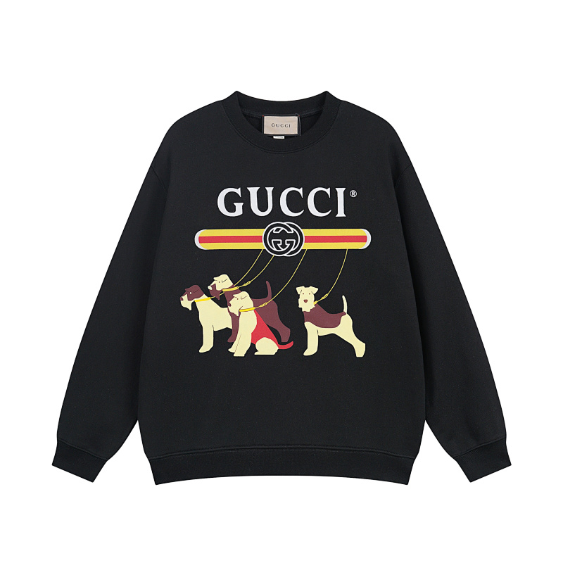 GUCCI Crew Neck Print Sweatshirt