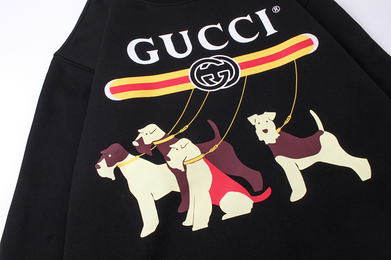 GUCCI Crew Neck Print Sweatshirt