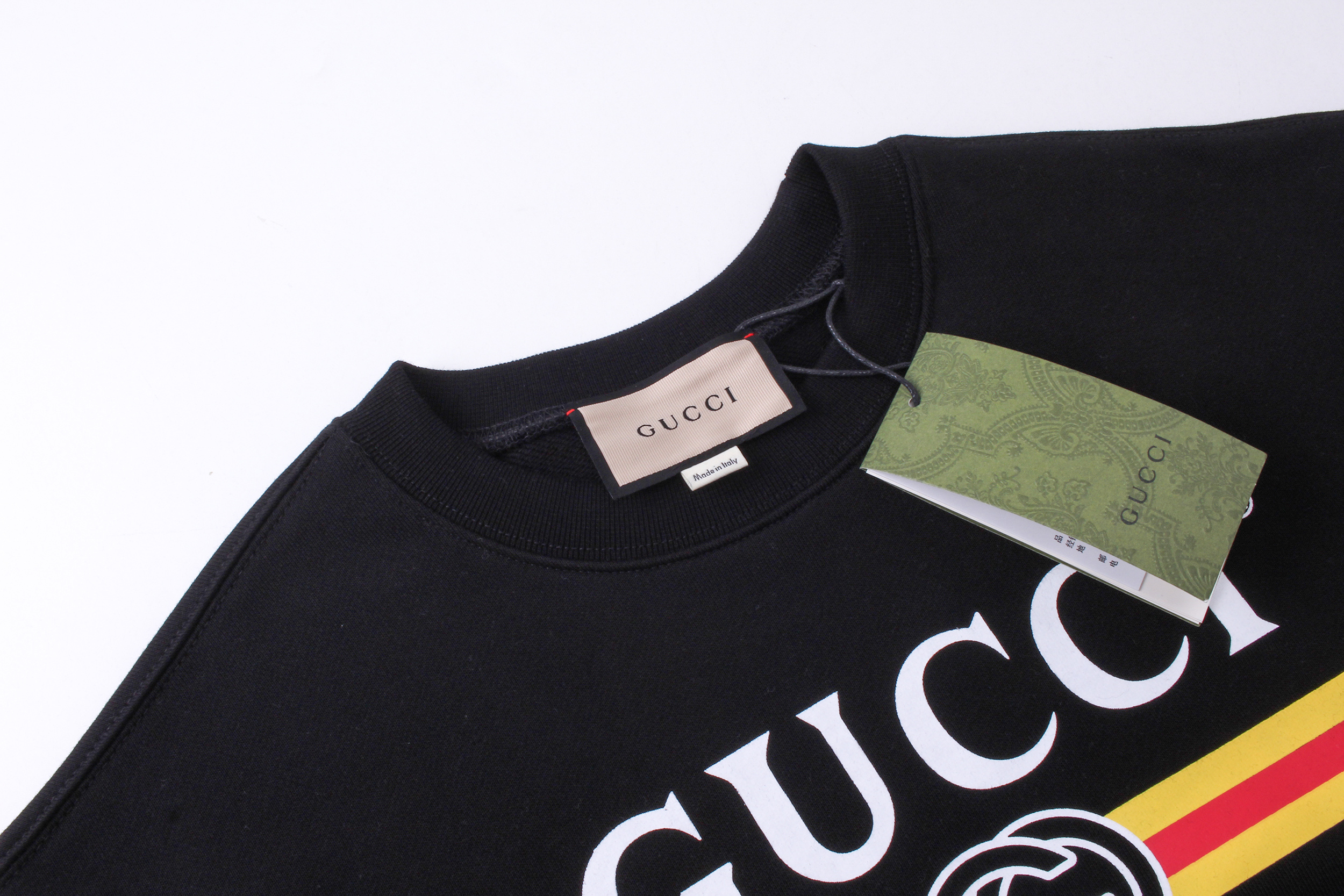 GUCCI Crew Neck Print Sweatshirt