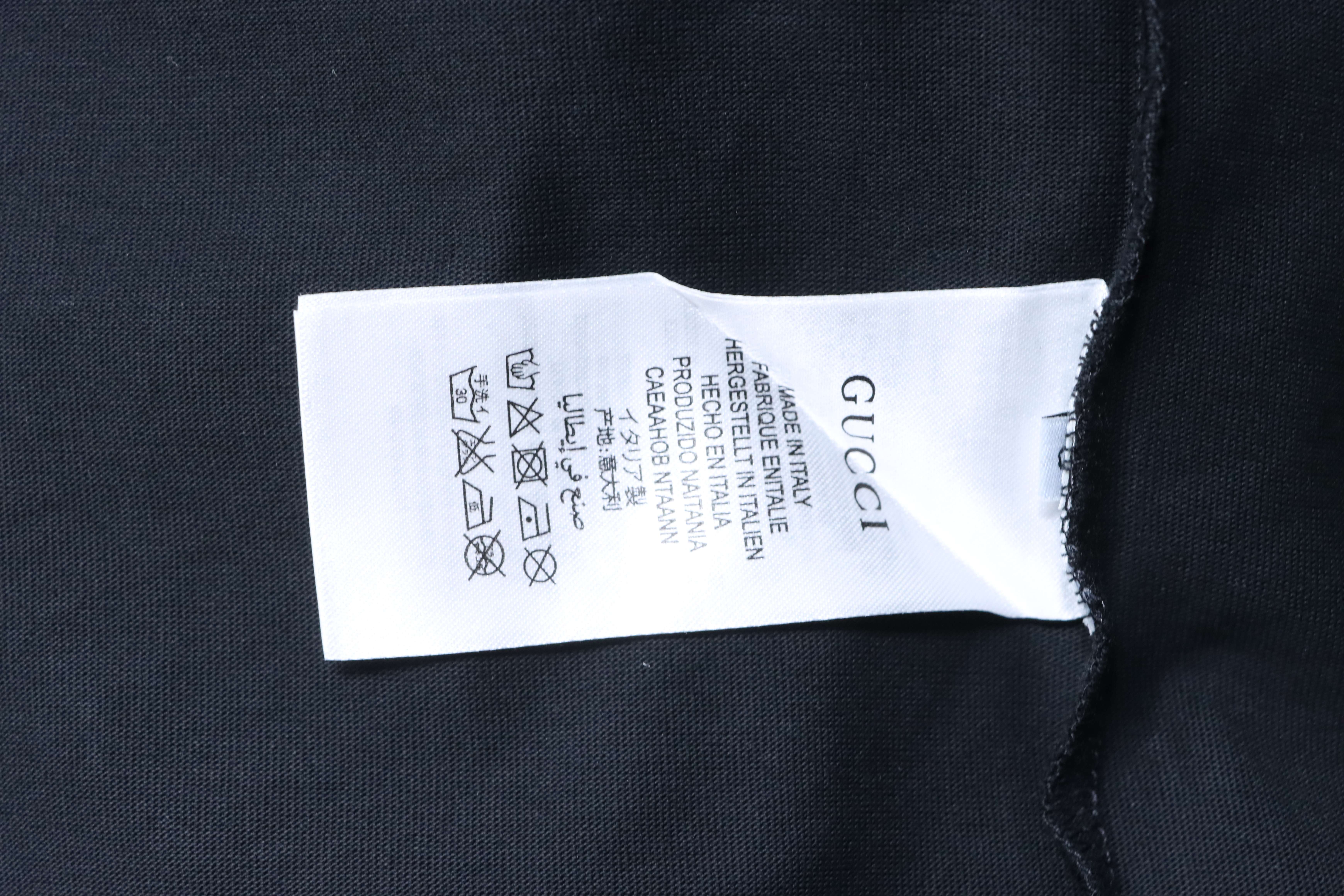 GUCCI Double G Contrast Big Logo Crew Neck Short Sleeve T-Shirt Style 2