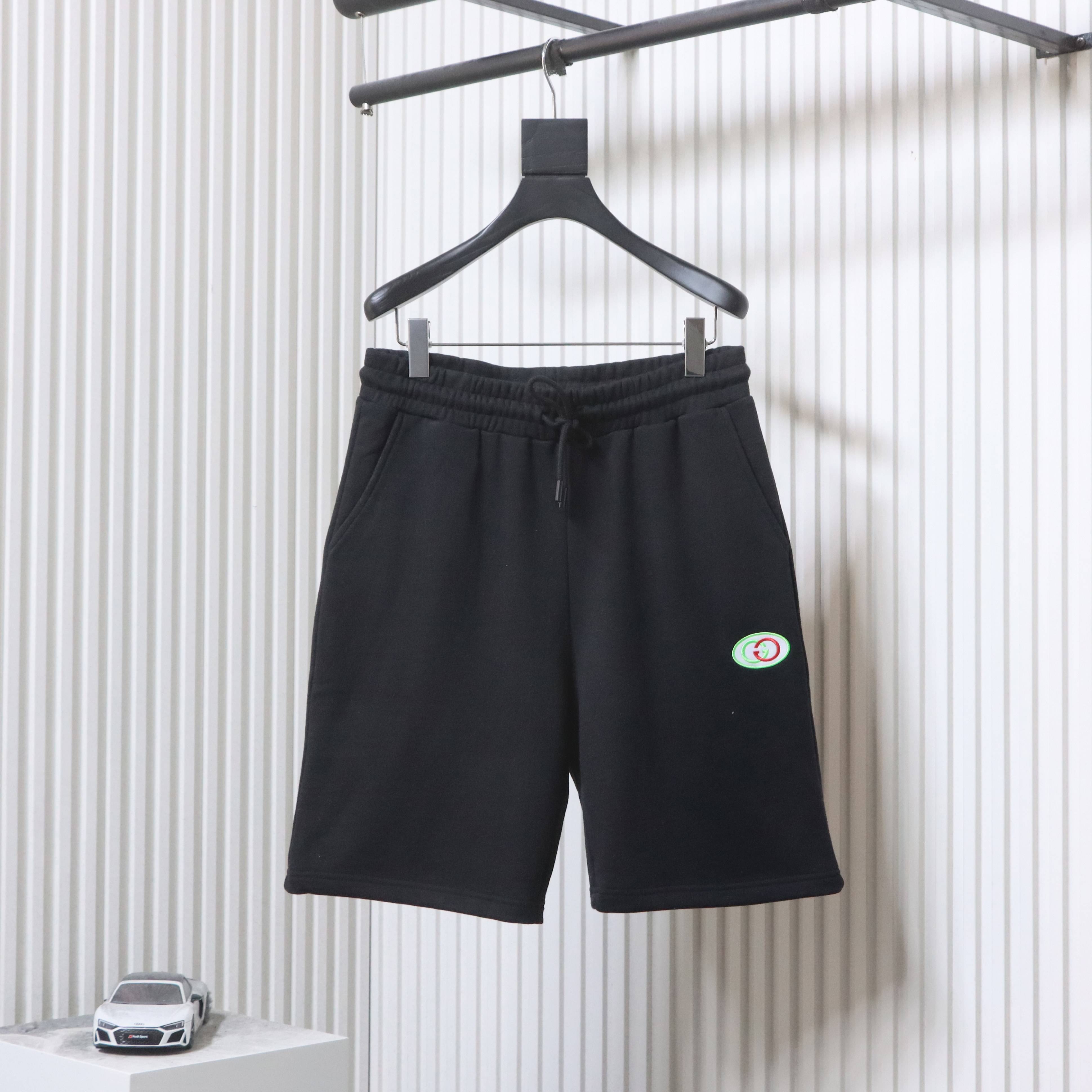 GUCCI Double G Embroidery Logo Shorts