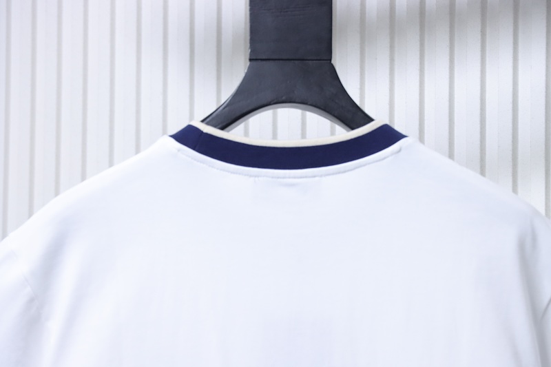 GUCCI Double G Embroidery Short Sleeve T-Shirt Style 1