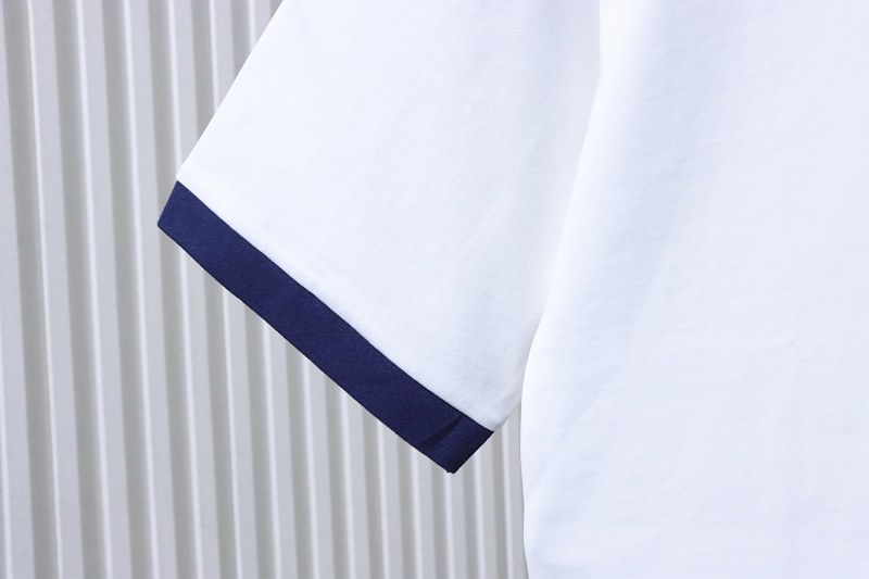 GUCCI Double G Embroidery Short Sleeve T-Shirt Style 1