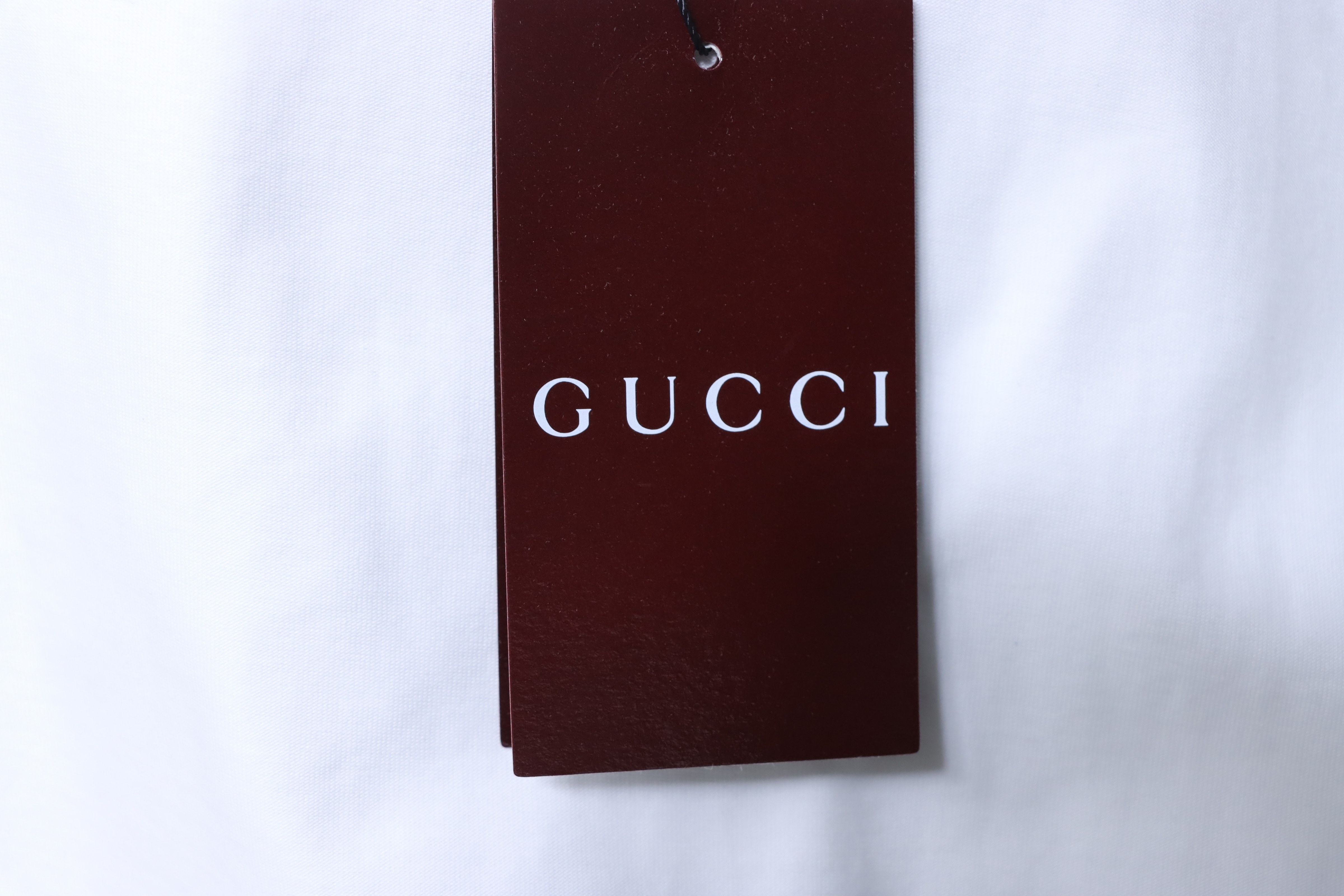 GUCCI Double G Embroidery Short Sleeve T-Shirt Style 1