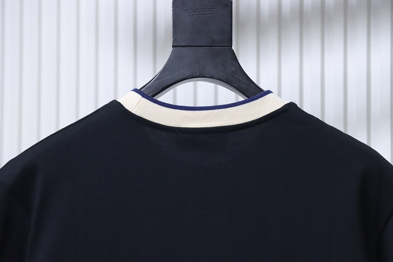 GUCCI Double G Embroidery Short Sleeve T-Shirt Style 2