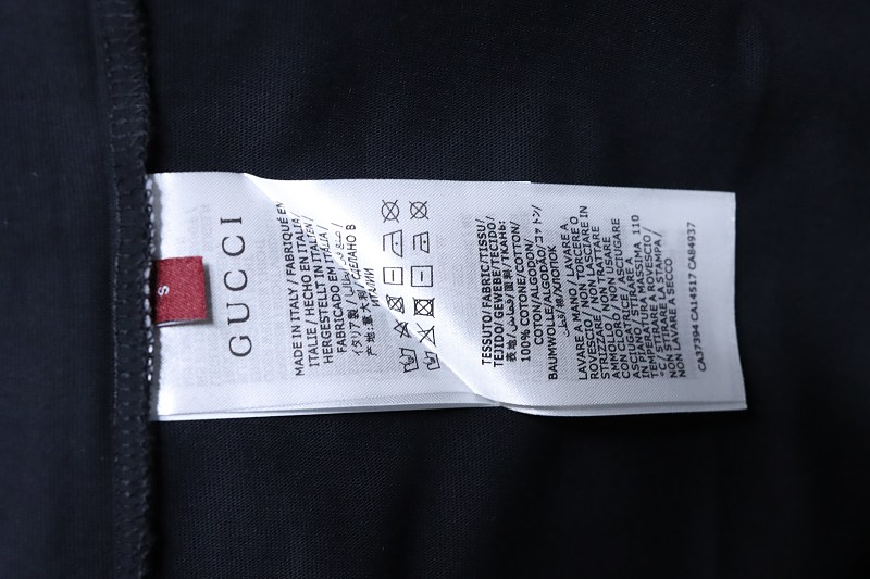 GUCCI Double G Embroidery Short Sleeve T-Shirt Style 2