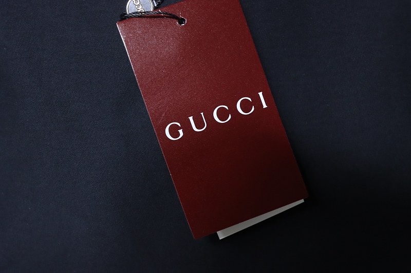 GUCCI Double G Embroidery Short Sleeve T-Shirt Style 2