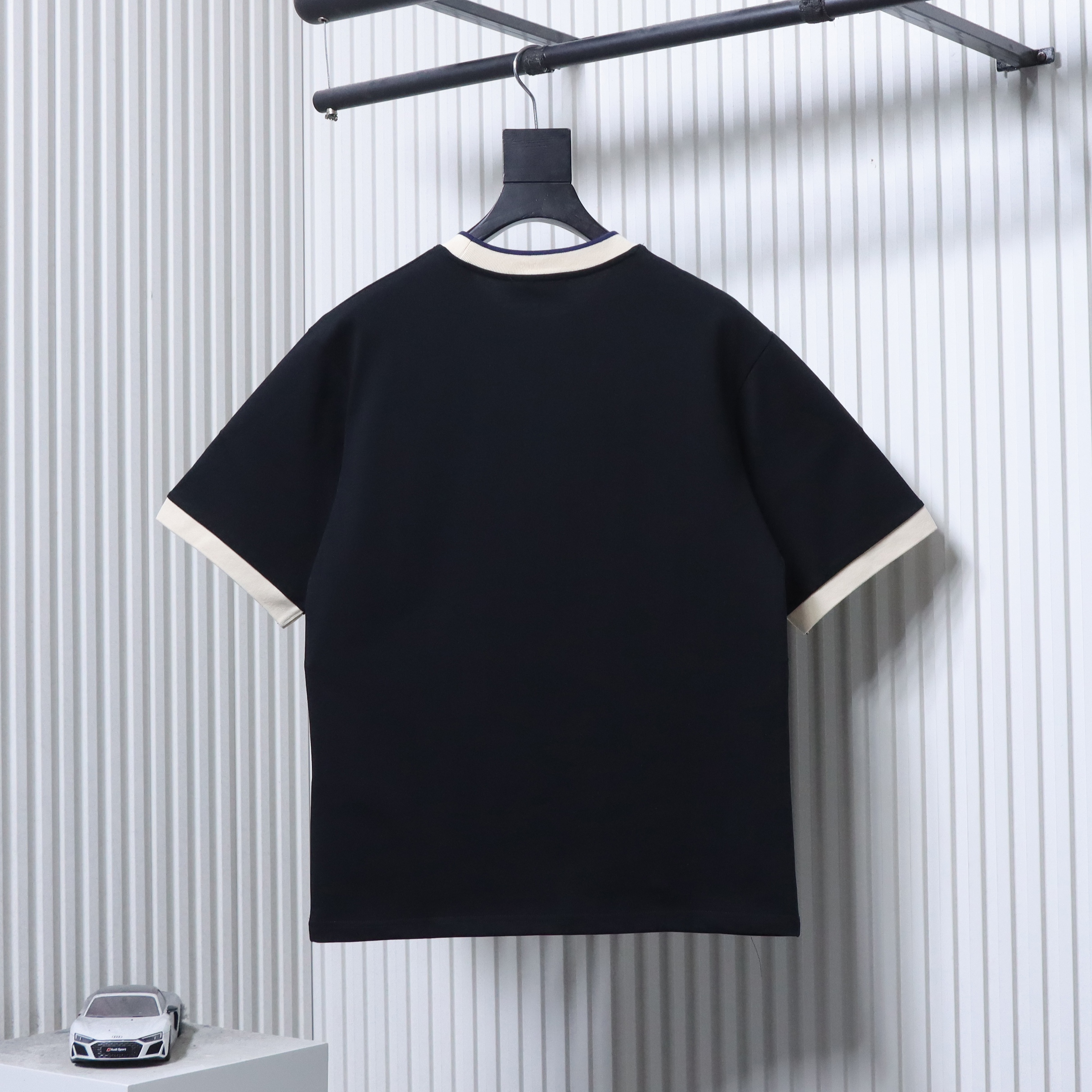 GUCCI Double G Embroidery Short Sleeve T-Shirt Style 2
