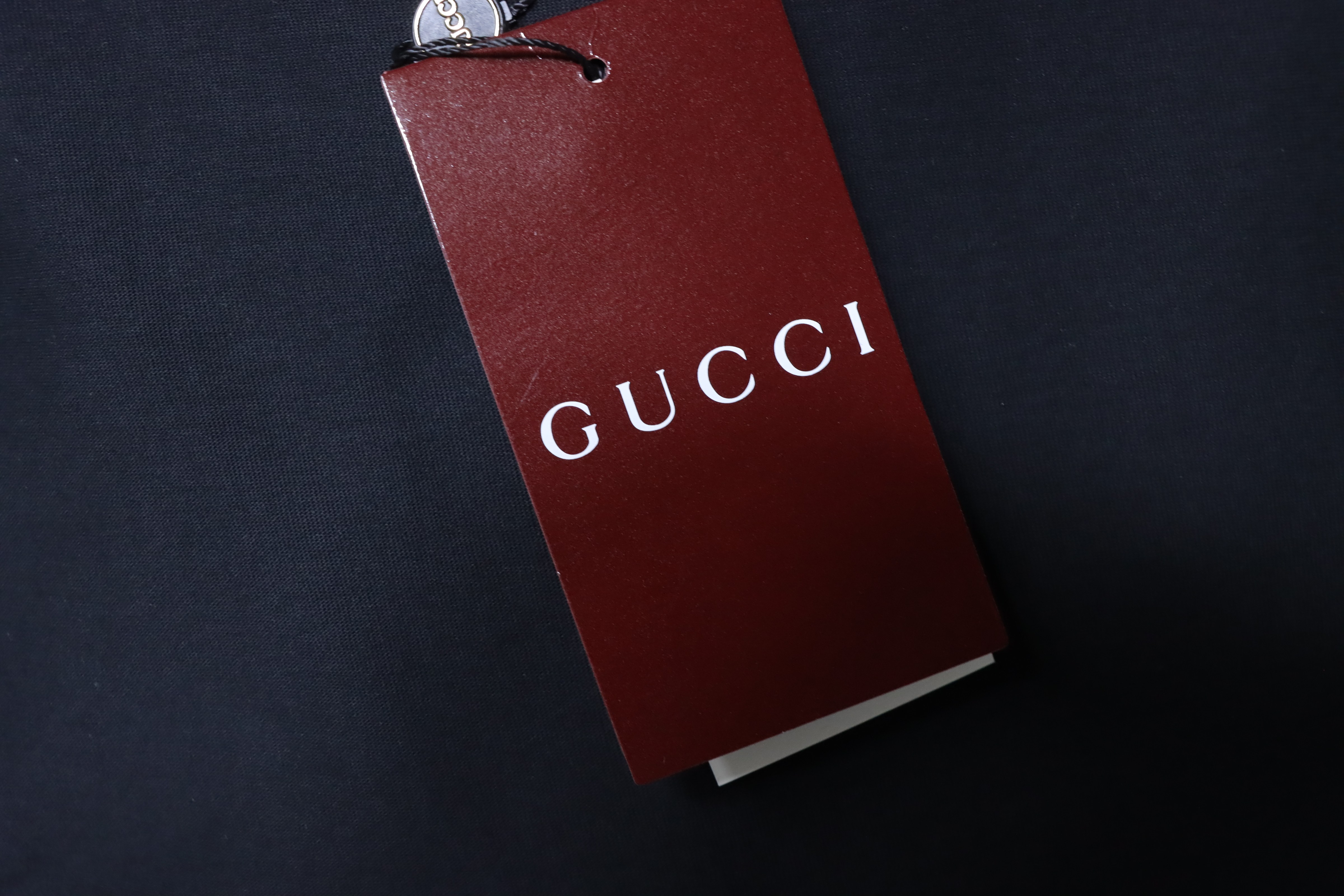 GUCCI Double G Embroidery Short Sleeve T-Shirt Style 2