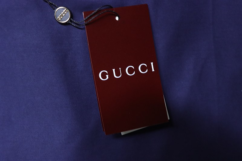 GUCCI Double G Embroidery Short Sleeve T-Shirt Style 3
