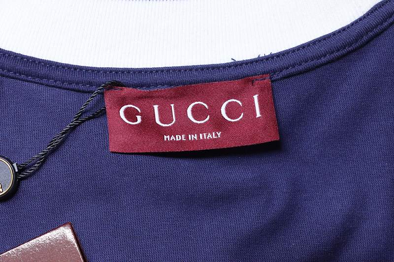 GUCCI Double G Embroidery Short Sleeve T-Shirt Style 3