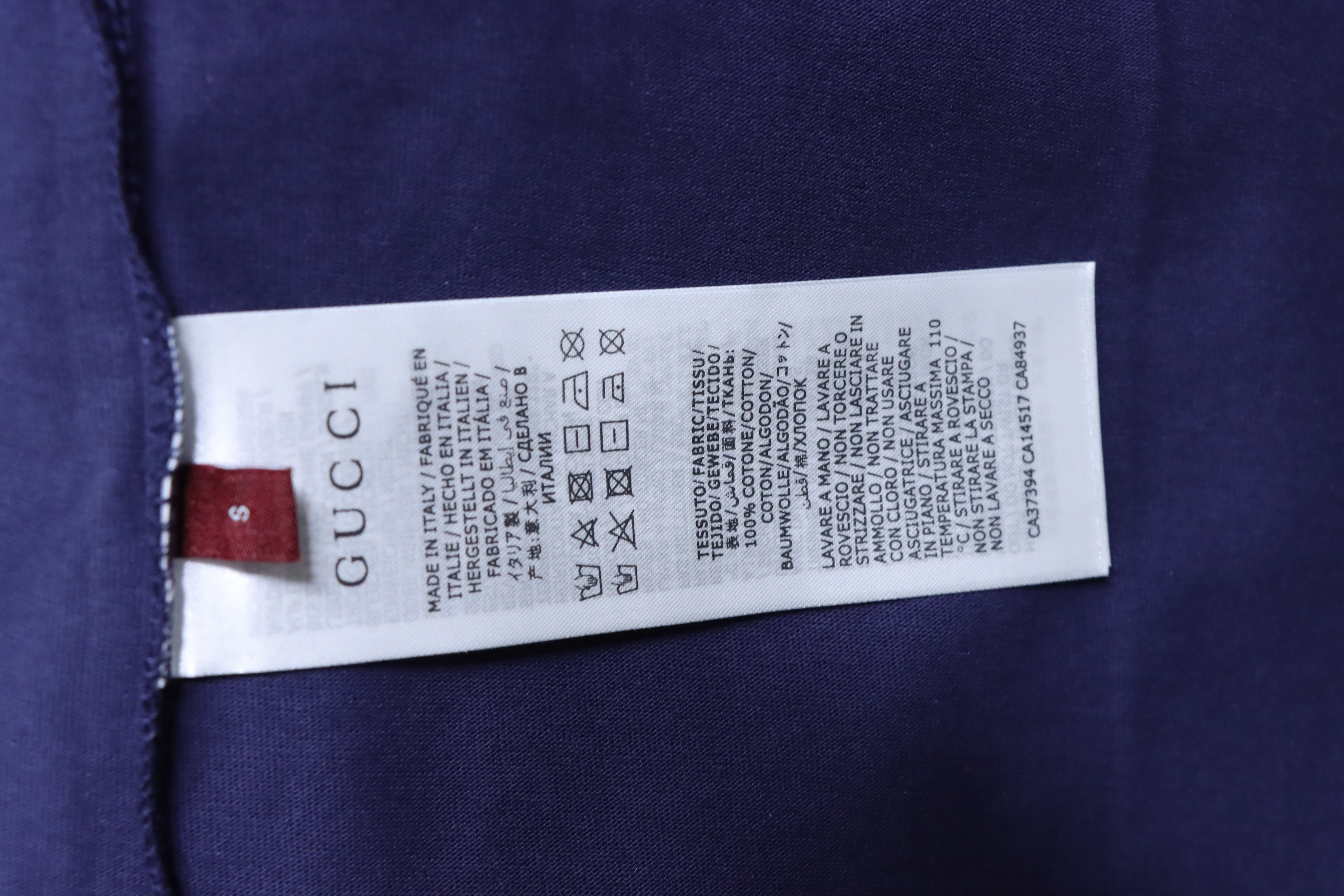 GUCCI Double G Embroidery Short Sleeve T-Shirt Style 3