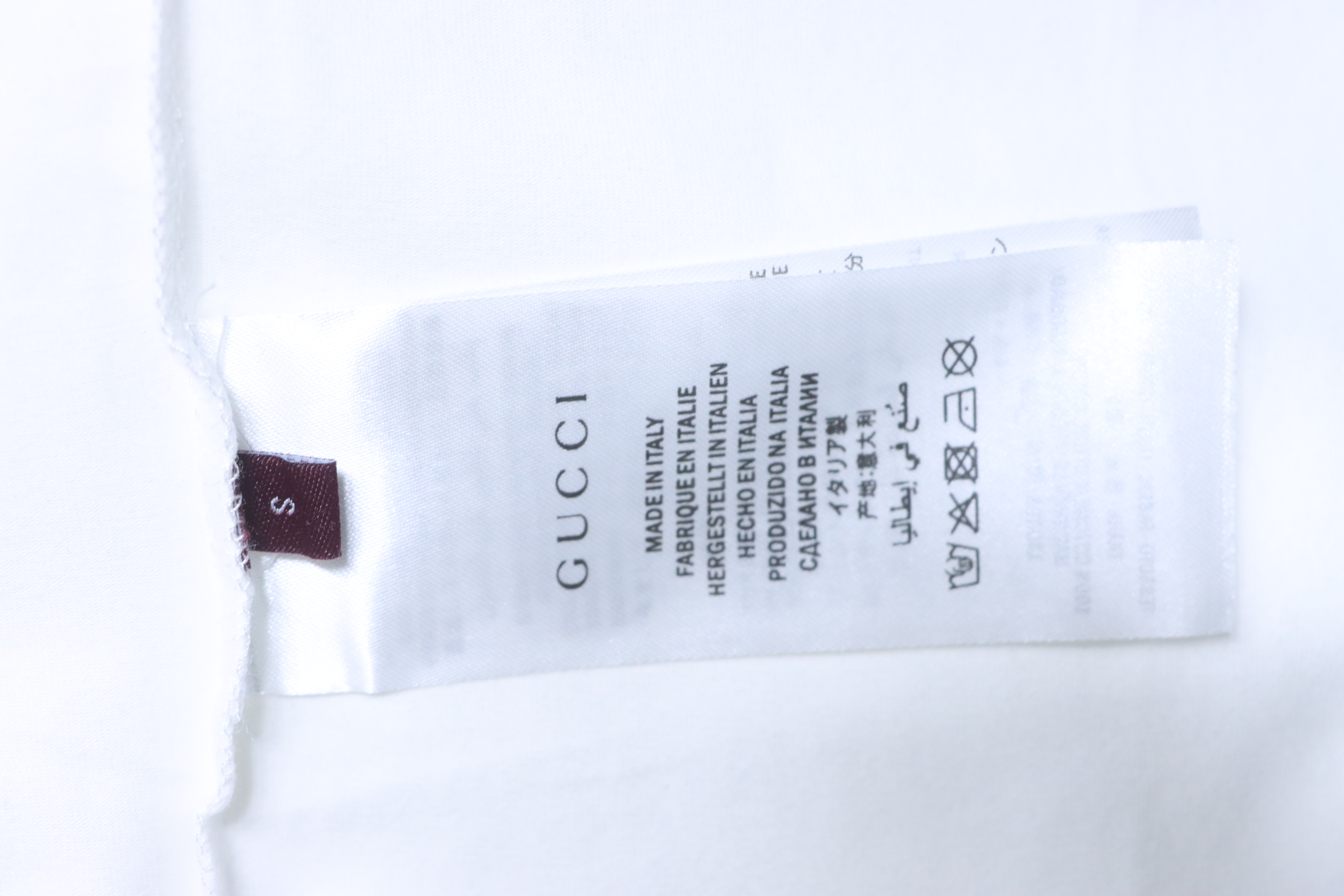 GUCCI Double G Interlocking Letter Embroidery Wheat Bridle Short Sleeve T-Shirt