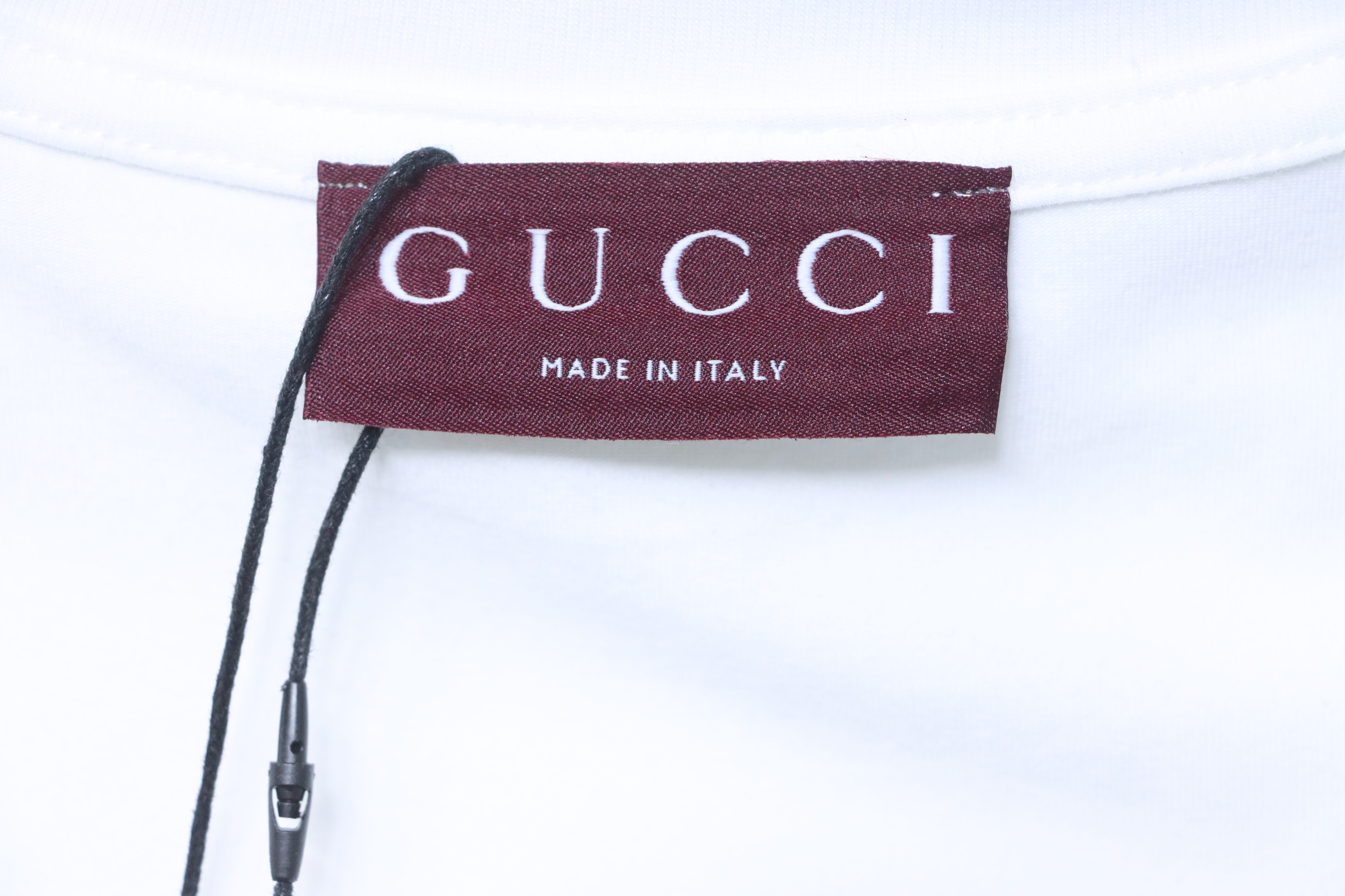 GUCCI Double G Interlocking Letter Embroidery Wheat Bridle Short Sleeve T-Shirt